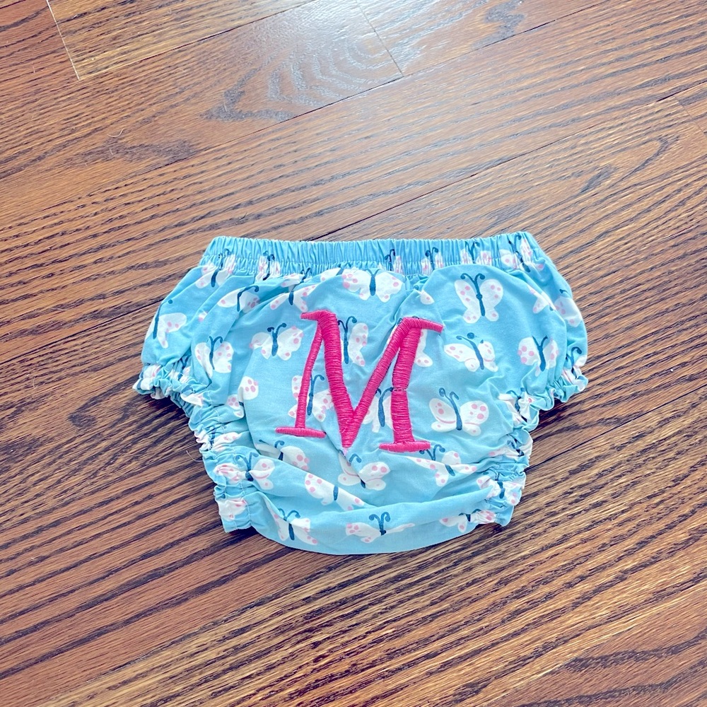 Pottery Barn Kids Bloomers with M personalization